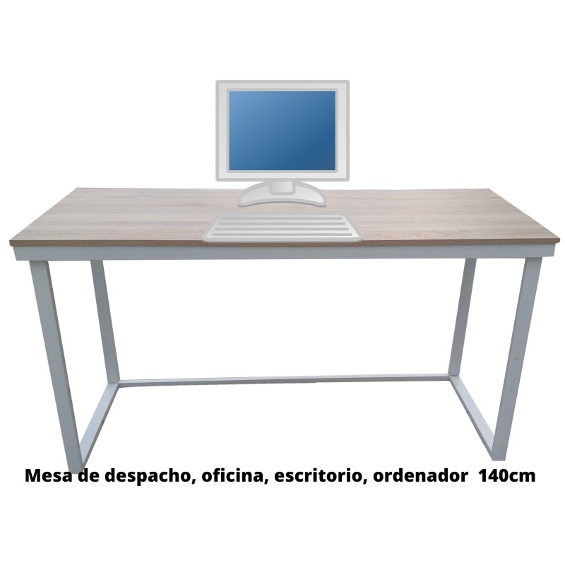 Mesa Despacho, oficina, escritorio, ordenador 140cm Sintra